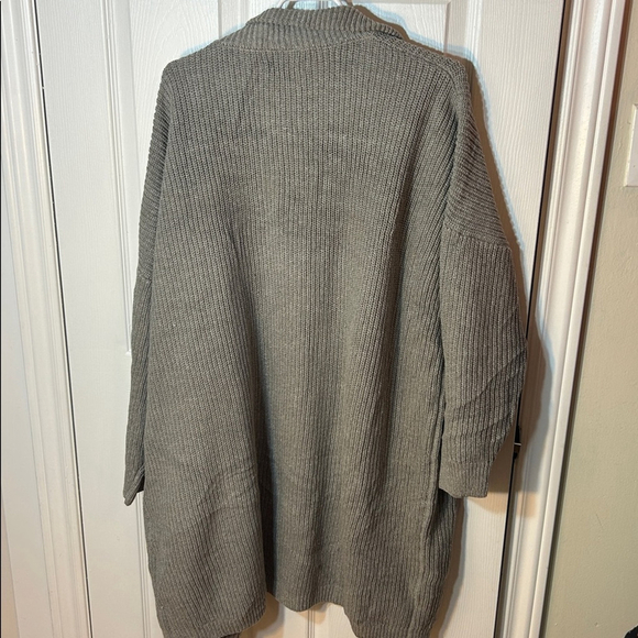 Smash + Tess whimsy cardigan heather grey longline size M/L NWT - Picture 6 of 7